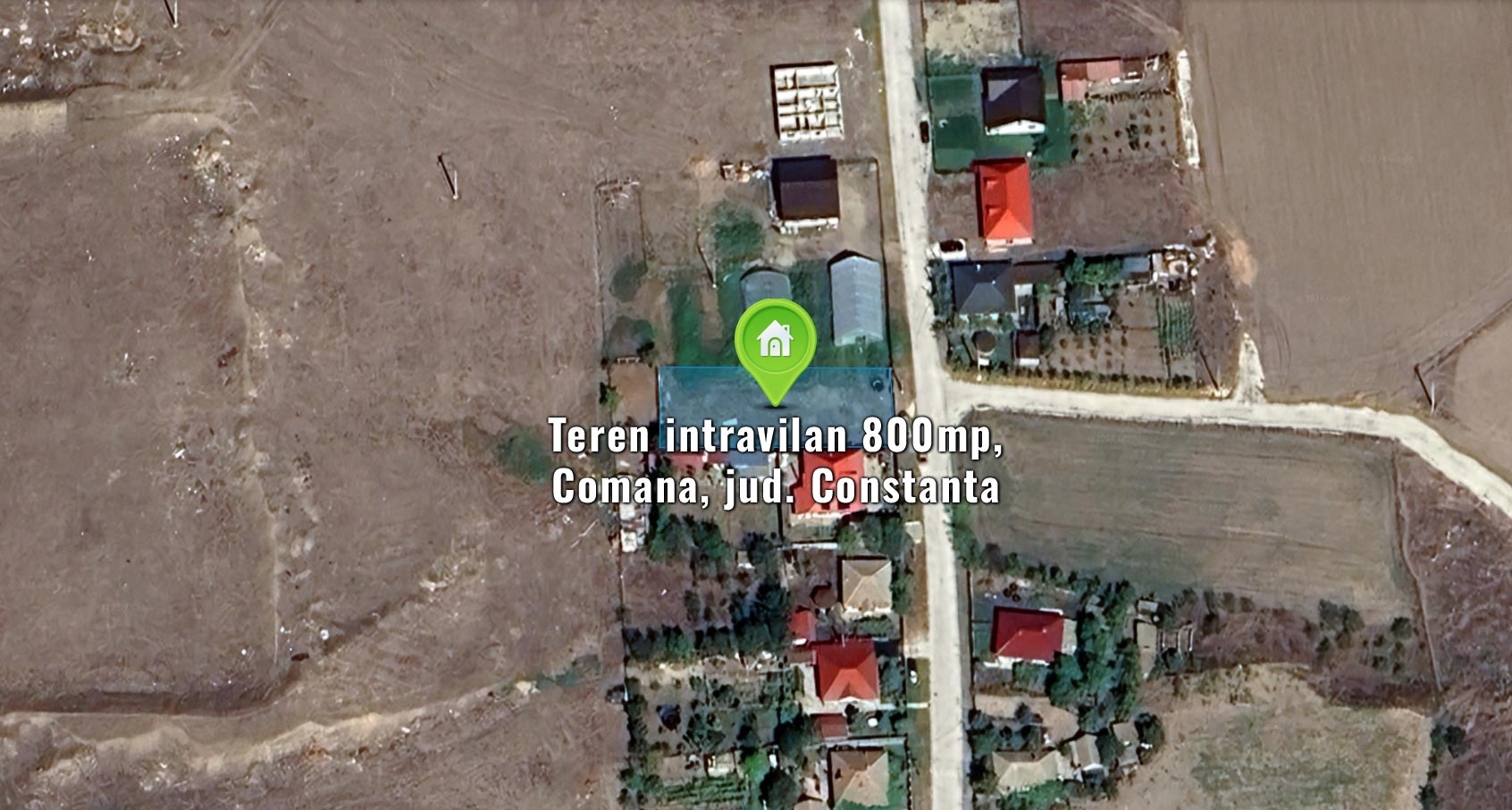 Teren Intravilan 800mp Comana Jud Constanta