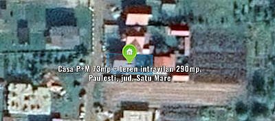 Casa P+M 73mp + teren intravilan 290mp, Paulesti, jud. Satu Mare