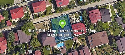 Vila P+E+M 121mp + teren intravilan 427mp, Bragadiru, jud. Ilfov