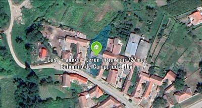 Casa + anexa + teren intravilan 727mp, Balomiru de Camp, jud. Alba