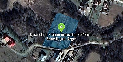 Casa 88mp + teren intravilan 3.649mp, Bacesti, jud. Arges