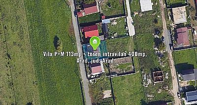 Vila P+M 113mp + teren intravilan 400mp, Arad, jud. Arad